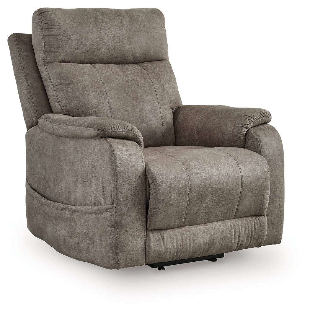 3 Brothers Decor - Ashley Furniture - Crestmeade Living Room - Power Lift Recliner / Espresso - 1350412