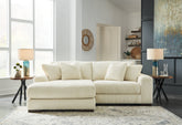 3 Brothers Decor - Ashley Furniture - Lindyn Sectional - RAF 2-Piece Sectional with Chaise - 21104S3
