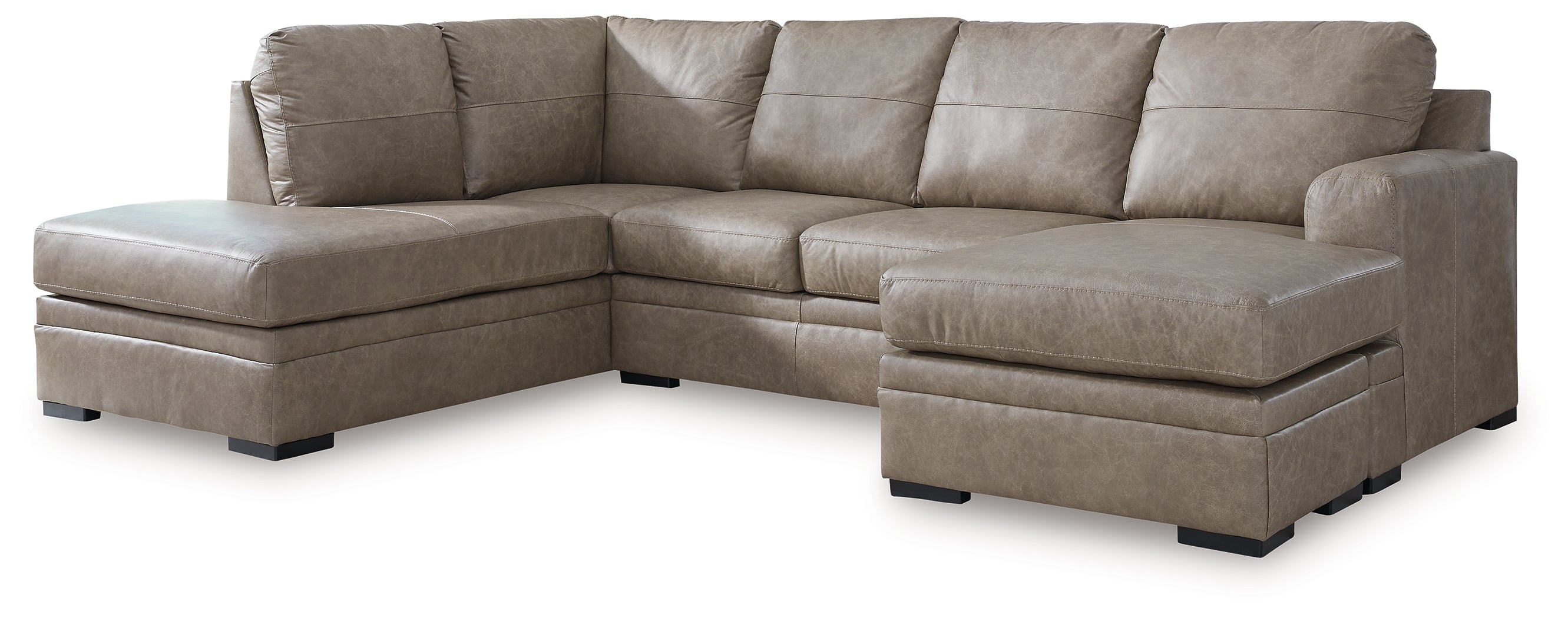3 Brothers Decor - Ashley Furniture - Amuleto Sectional - LAF 2-Piece Sectional with Chaise / Desert - 22405S1