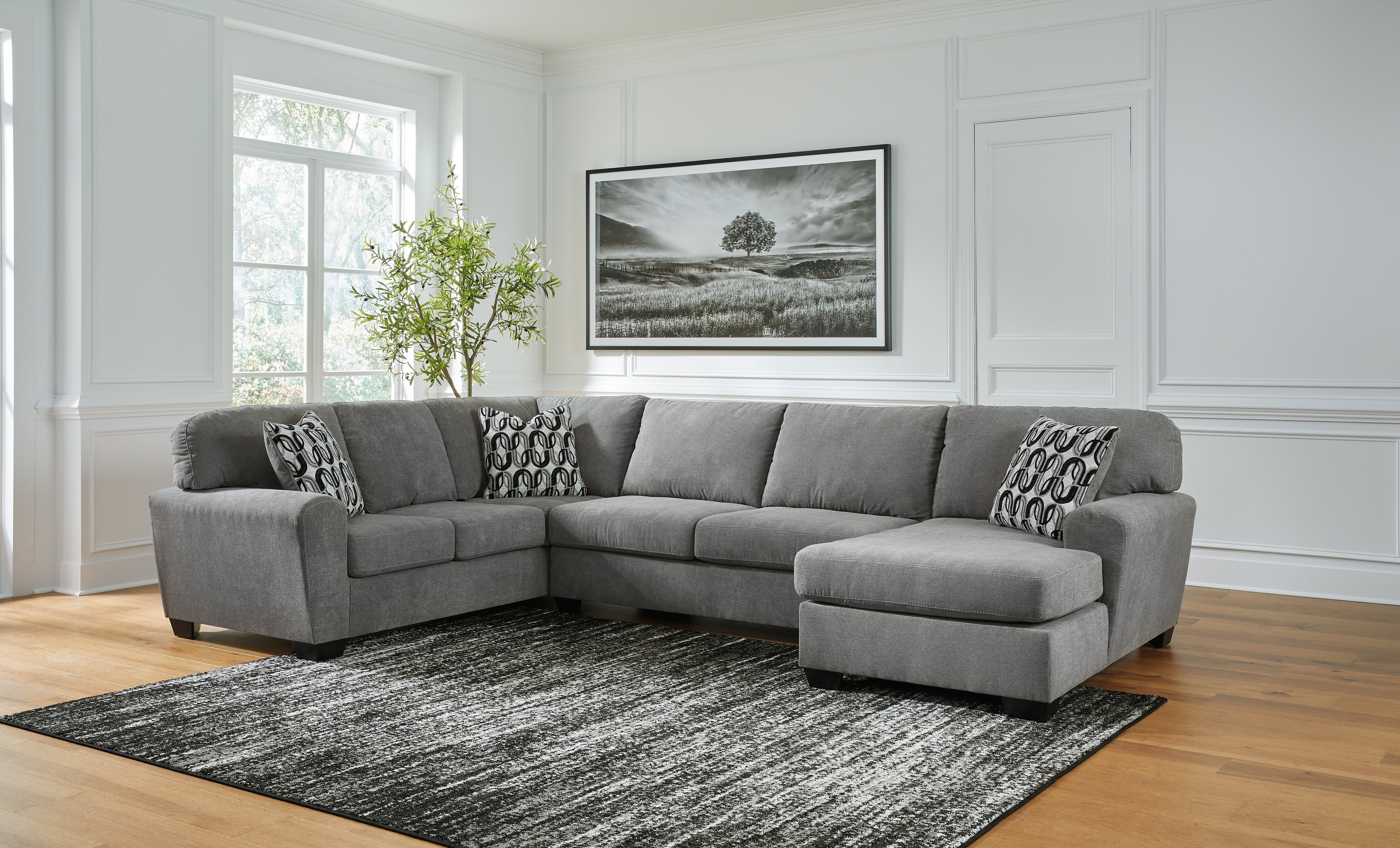 3 Brothers Decor - Ashley Furniture - Birkdale Court Sectional - LAF 3-Piece Sectional with Chaise - 32402S2
