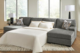 3 Brothers Decor - Ashley Furniture - Clarington Sectional - RAF 3-Piece Sleeper Sectional with Double Chaise - PC48405S7