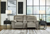 3 Brothers Decor - Ashley Furniture - Next-Gen Gaucho Living Room - DBL REC PWR Loveseat w/Console - 5420396