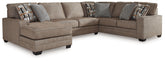 3 Brothers Decor - Ashley Furniture - Cannonbrook Sectional - LAF 3-Piece Sectional with Chaise / Nutmeg - 98201S2