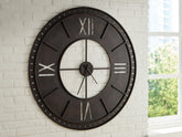 3 Brothers Decor - Ashley Furniture - Lytle Wall Decor - Wall Clock - A8010453