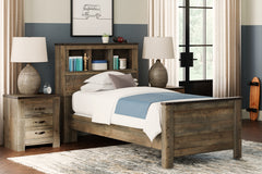 3 Brothers Decor - Ashley Furniture - Trinell Bedroom - Twin Bookcase Bed - B446B21