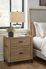 3 Brothers Decor - Ashley Furniture - Tomtyn Bedroom - Two Drawer Night Stand - B622-92