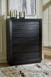3 Brothers Decor - Ashley Furniture - Londer Bedroom - Five Drawer Chest - B768-46
