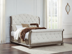 3 Brothers Decor - Ashley Furniture - Ardenfield Bedroom - California King Upholstered Sleigh Bed - B944B5