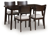 3 Brothers Decor - Ashley Furniture - Mallenette Dining Room - Dining Room Table Set (5/CN) - PCD607-225