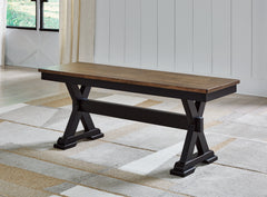 3 Brothers Decor - Ashley Furniture - Wildenauer Dining Room - Large Dining Room Bench - D634-00