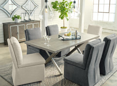3 Brothers Decor - Ashley Furniture - Krystanza Dining Room - Rectangular Dining Room Table - D766-25