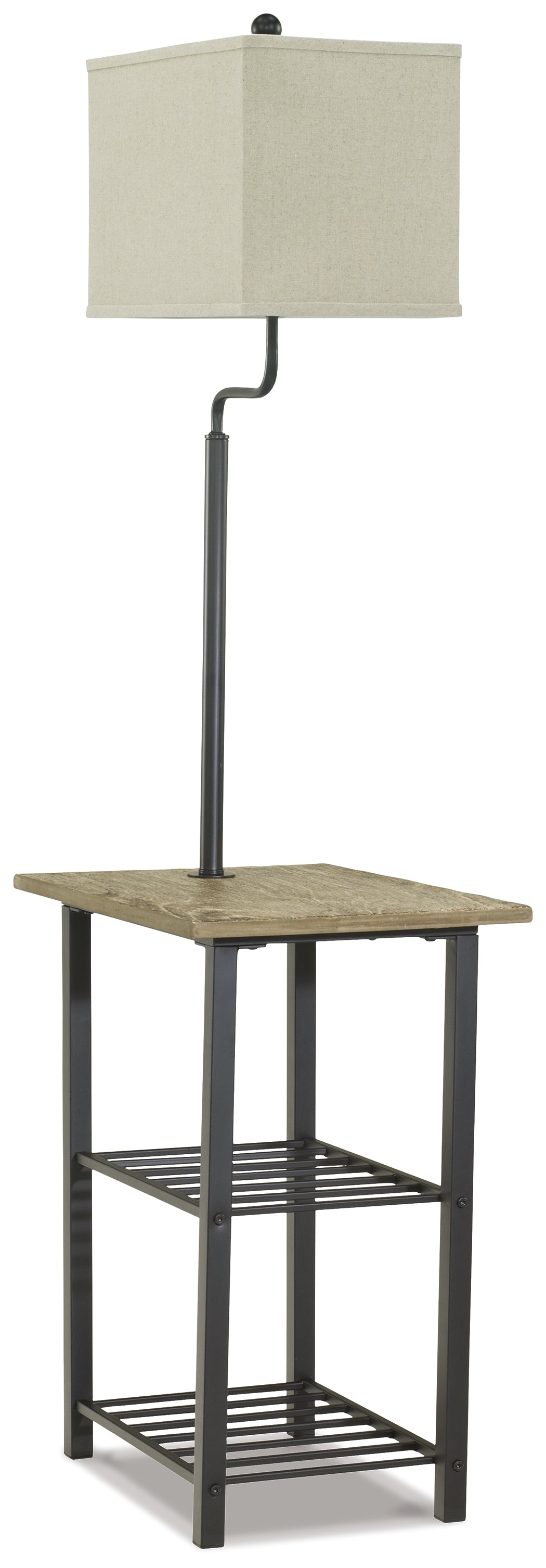 3 Brothers Decor - Ashley Furniture - Shianne Lighting - Metal Tray Lamp (1/CN) / Black - L734031