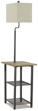 3 Brothers Decor - Ashley Furniture - Shianne Lighting - Metal Tray Lamp (1/CN) / Black - L734031