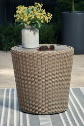 3 Brothers Decor - Ashley Furniture - Danson Outdoor - Round End Table - P505-706