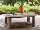 3 Brothers Decor - Ashley Furniture - Dolan Creek Outdoor - Rectangular Cocktail Table - PCP610-701