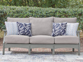 3 Brothers Decor - Ashley Furniture - Cove Beach Outdoor - Sofa with Cushion - PCP803-838