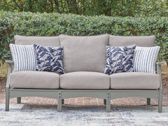 3 Brothers Decor - Ashley Furniture - Cove Beach Outdoor - Sofa with Cushion - PCP803-838