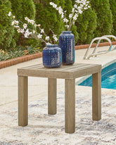 3 Brothers Decor - Ashley Furniture - Silo Point Outdoor - Square End Table - P804-702