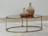 3 Brothers Decor - Ashley Furniture - Korajane Coffee Table - Oval Cocktail Table - T399-0