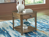 3 Brothers Decor - Ashley Furniture - Burkbyer End Table - Rectangular End Table - T513-3
