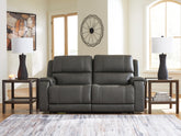 3 Brothers Decor - Ashley Furniture - 5Z - Pittson Sectional - 2-Piece Power Reclining Sectional Loveseat - PCU12600S1