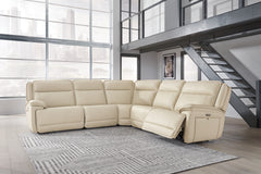 3 Brothers Decor - Ashley Furniture - Double Deal Sectional - 5-Piece Power Reclining Sectional - U13001S2