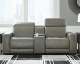 3 Brothers Decor - Ashley Furniture - Correze Sectional - 3-Piece Power Reclining Sectional Loveseat - U94202S3