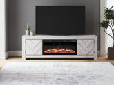3 Brothers Decor - Ashley Furniture - Cayboni 71" TV Stand with Electric Fireplace - 71" TV Stand with Electric Fireplace - W3788W1