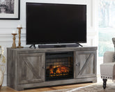 3 Brothers Decor - Ashley Furniture - Wynnlow 63" TV Stand with Electric Fireplace - 63" TV Stand with Electric Fireplace - W440W9