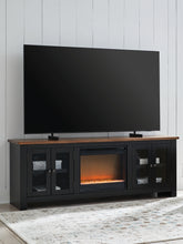 3 Brothers Decor - Ashley Furniture - Wildenauer 76" TV Stand with Electric Fireplace - 76" TV Stand with Electric Fireplace - W664W2