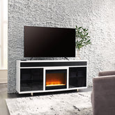 3 Brothers Decor - Ashley Furniture - Gardoni 72" TV Stand with Electric Fireplace - 72" TV Stand with Electric Fireplace - W756W1
