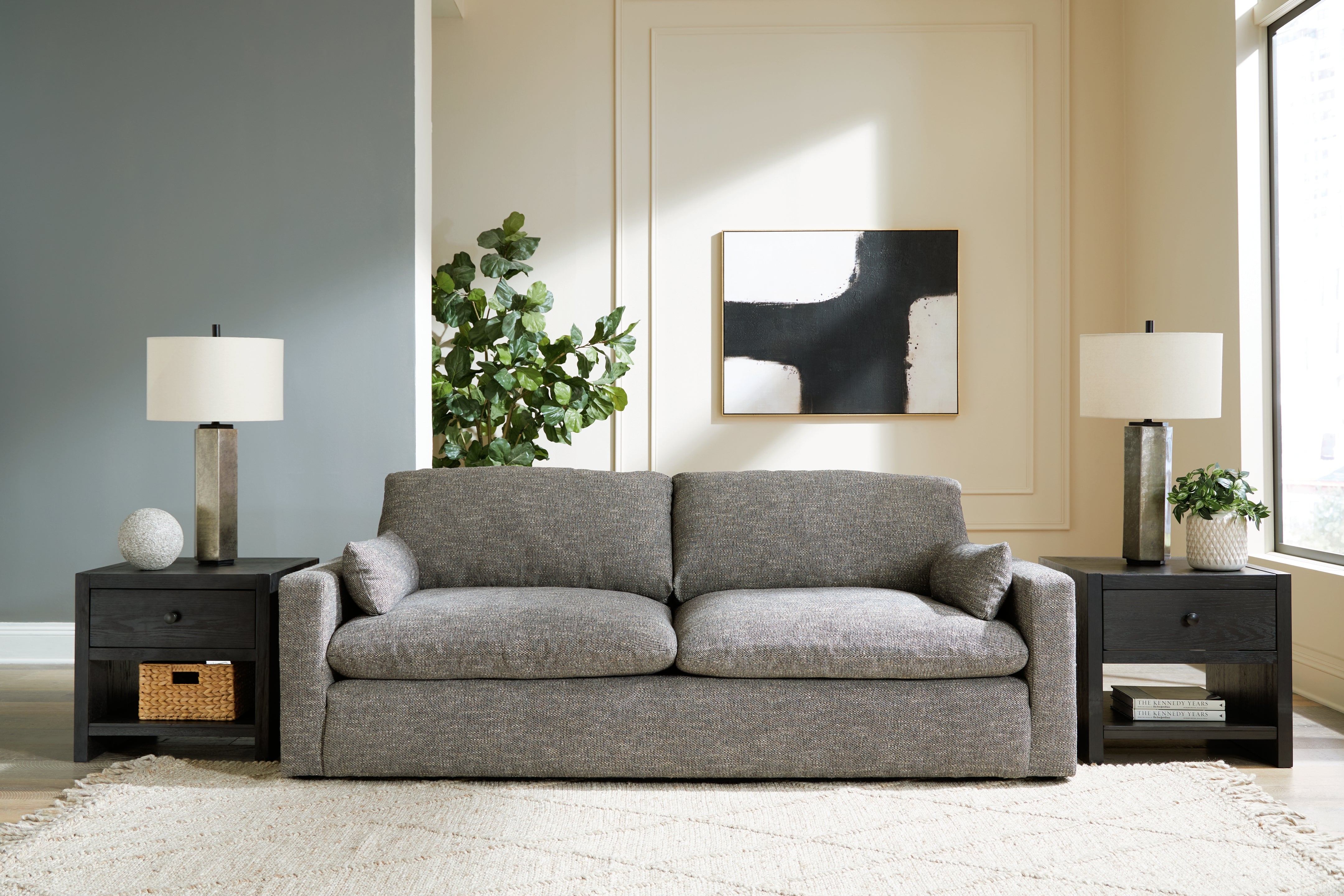 3 Brothers Decor - Ashley Furniture - Dramatic Living Room - Sofa / Granite - 1170238
