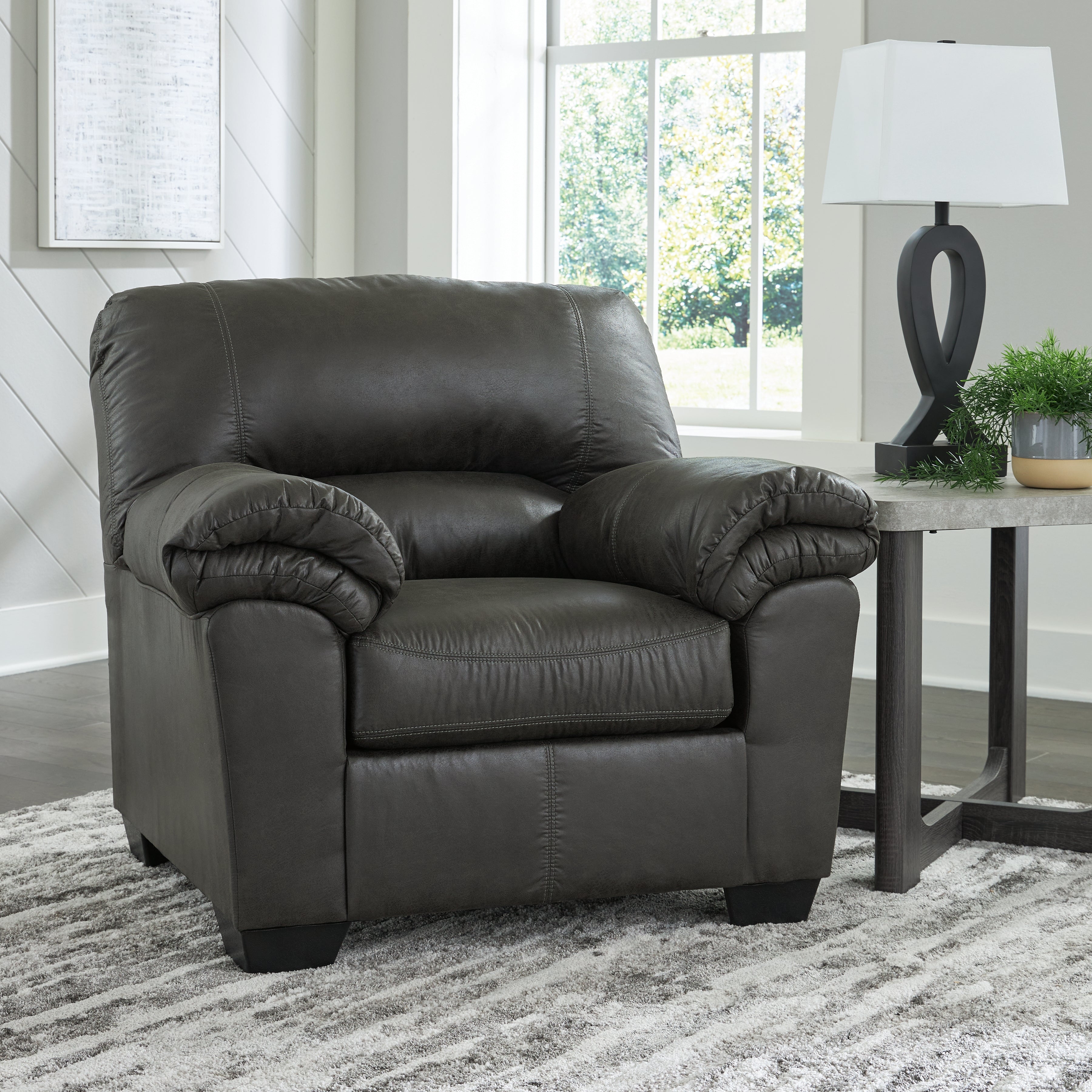 3 Brothers Decor - Ashley Furniture - Bladen Living Room - Chair / Slate - 1202120