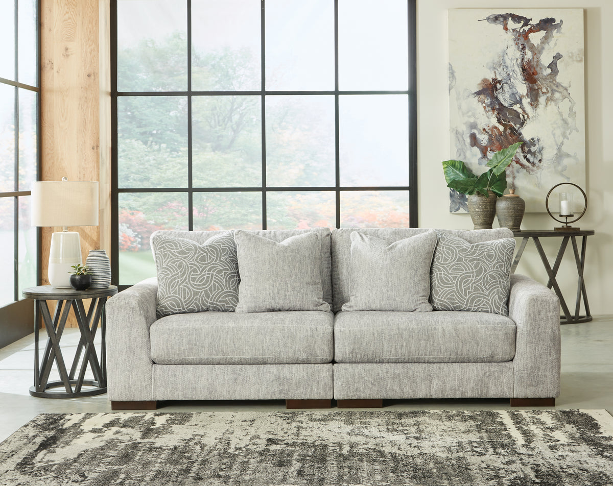 3 Brothers Decor - Ashley Furniture - Regent Park Sectional - RAF 2-Piece Sectional Loveseat - 14404S4