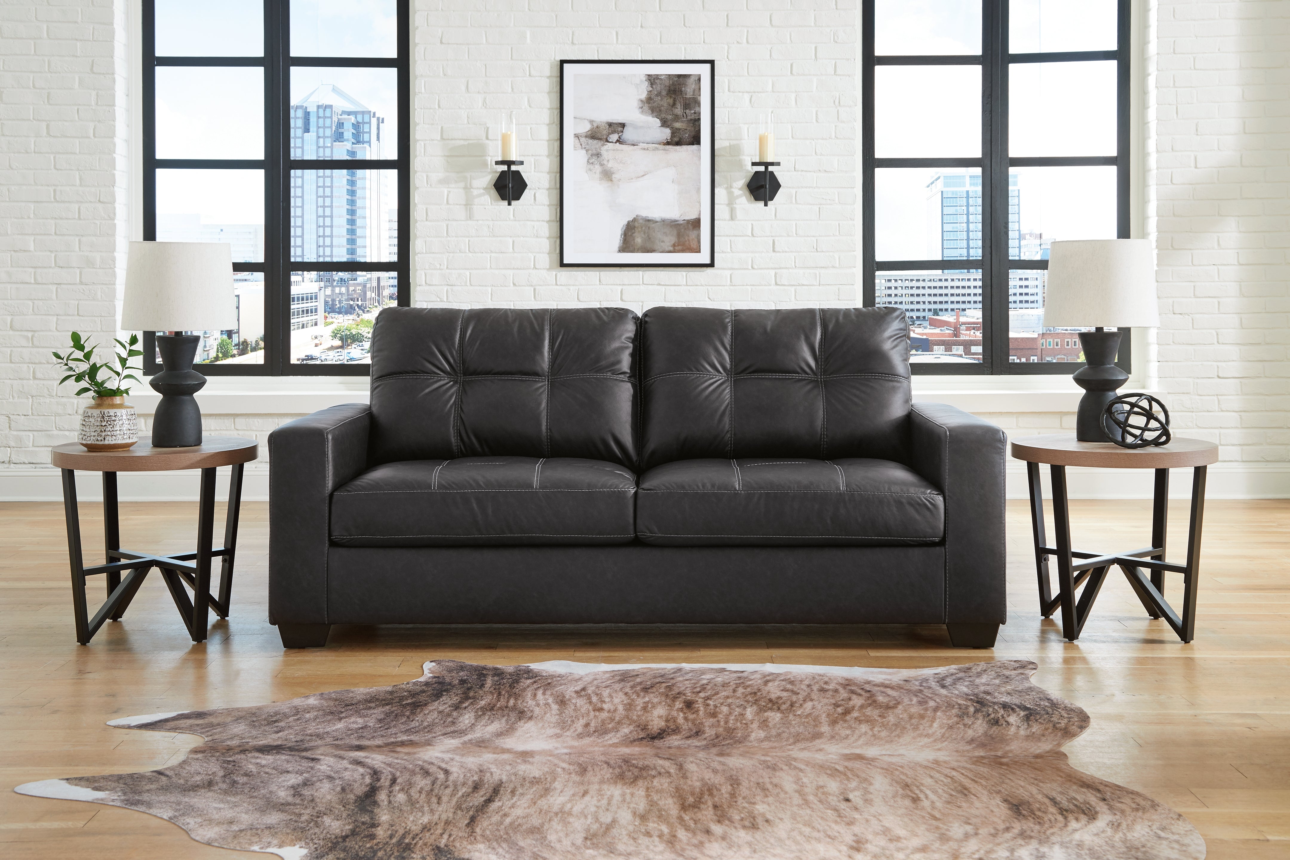 3 Brothers Decor - Ashley Furniture - Barlin Mills Living Room - Sofa / Carbon - 1700438