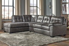 3 Brothers Decor - Ashley Furniture - Fallston Sectional - RAF 2-Piece Sectional with Chaise / Slate - 17221S1
