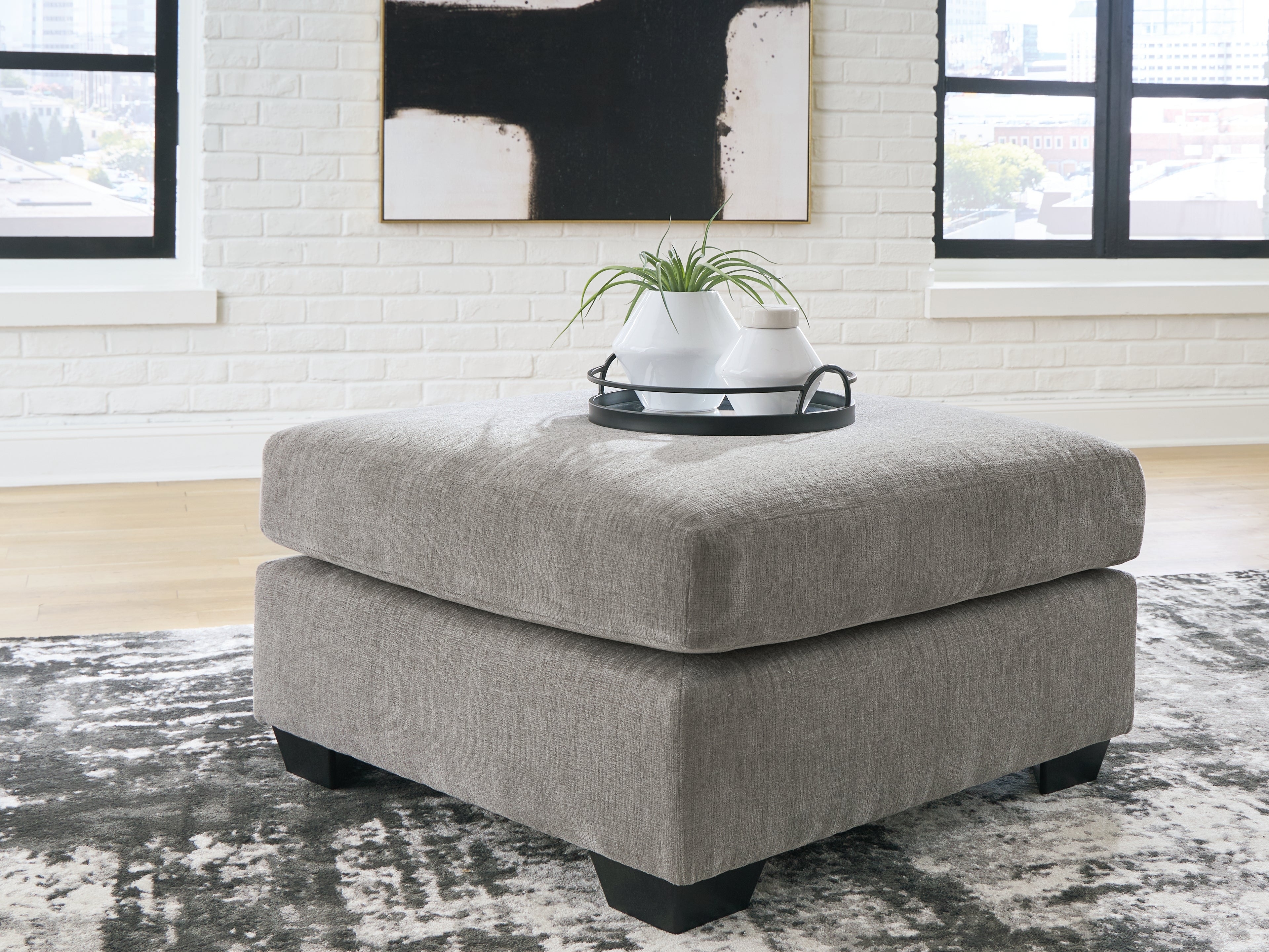 3 Brothers Decor - Ashley Furniture - Lanelly Living Room - Oversized Accent Ottoman / Alloy - 1750408