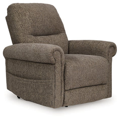 3 Brothers Decor - Ashley Furniture - Aureta Living Room - Power Lift Recliner / Charcoal - 1790312