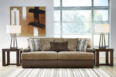 3 Brothers Decor - Ashley Furniture - Alesbury Living Room - Sofa / Chocolate - 1870438
