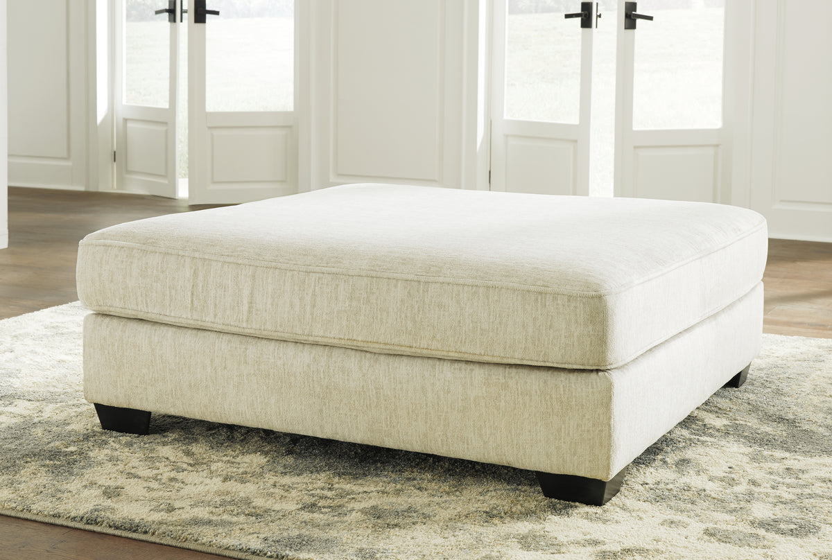 3 Brothers Decor - Ashley Furniture - Rawcliffe Living Room - Oversized Accent Ottoman / Parchment - 1960408