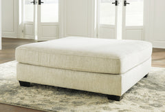 3 Brothers Decor - Ashley Furniture - Rawcliffe Living Room - Oversized Accent Ottoman / Parchment - 1960408