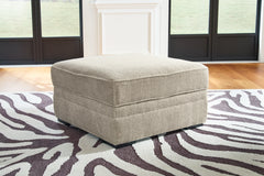 3 Brothers Decor - Ashley Furniture - Calnita Living Room - Ottoman With Storage / Sisal - 2050211