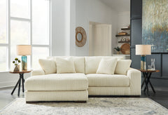 3 Brothers Decor - Ashley Furniture - Lindyn Sectional - RAF 4-Piece Sectional with Chaise / Fog - 21105S15