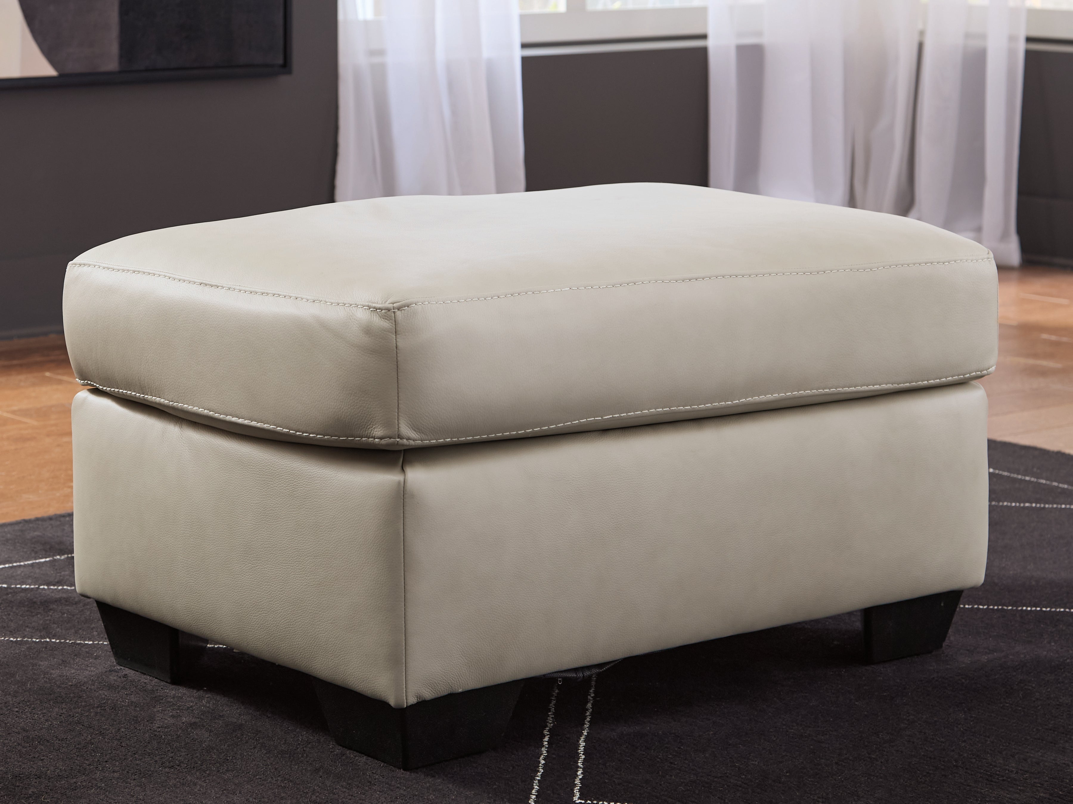 3 Brothers Decor - Ashley Furniture - Santorine Living Room - Ottoman / Bone - 2170814