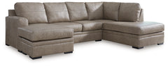 3 Brothers Decor - Ashley Furniture - Amuleto Sectional - LAF 2-Piece Sectional with Chaise / Desert - 22405S1