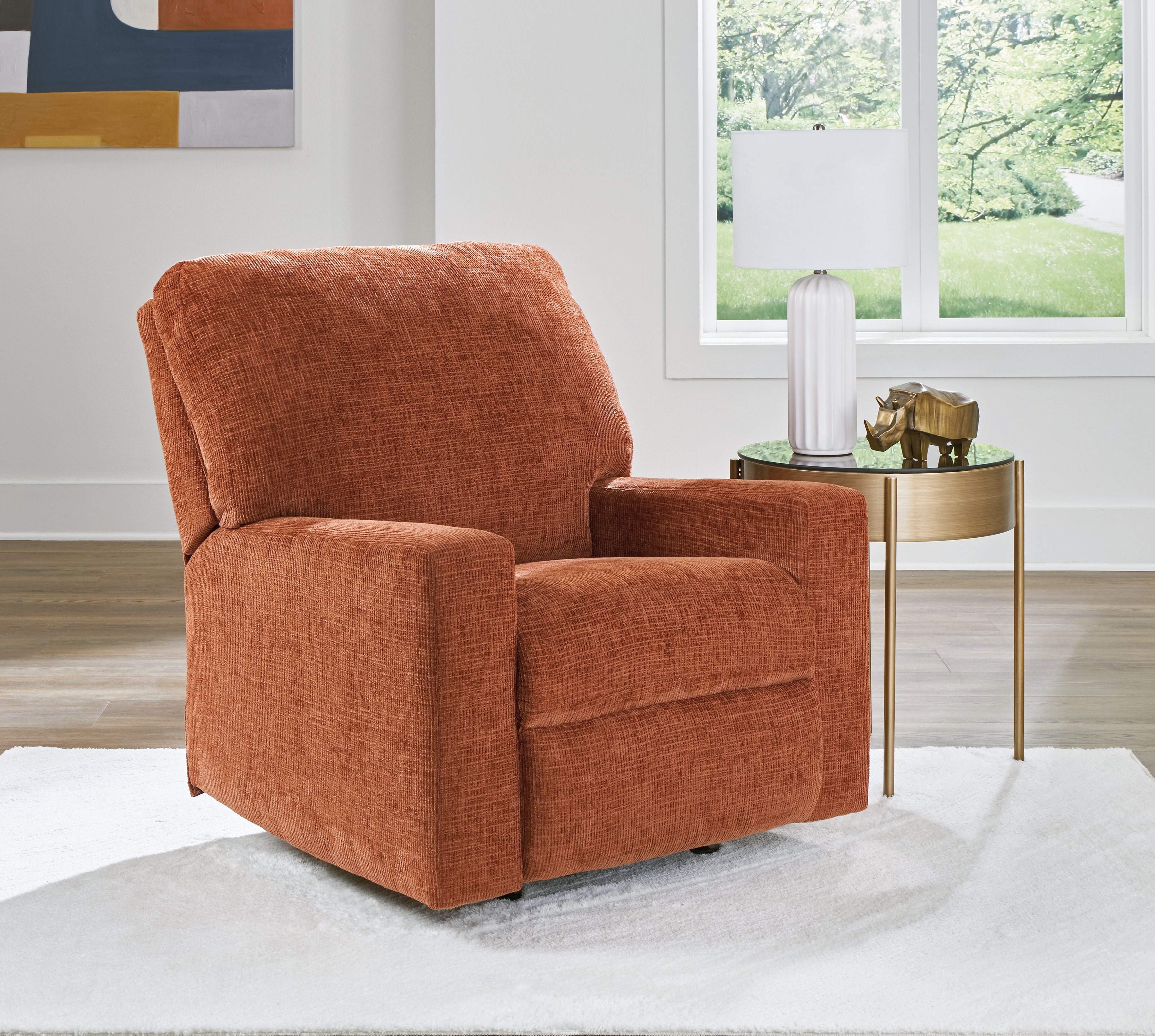 3 Brothers Decor - Ashley Furniture - Aviemore Living Room - Rocker Recliner / Spice - 2430425