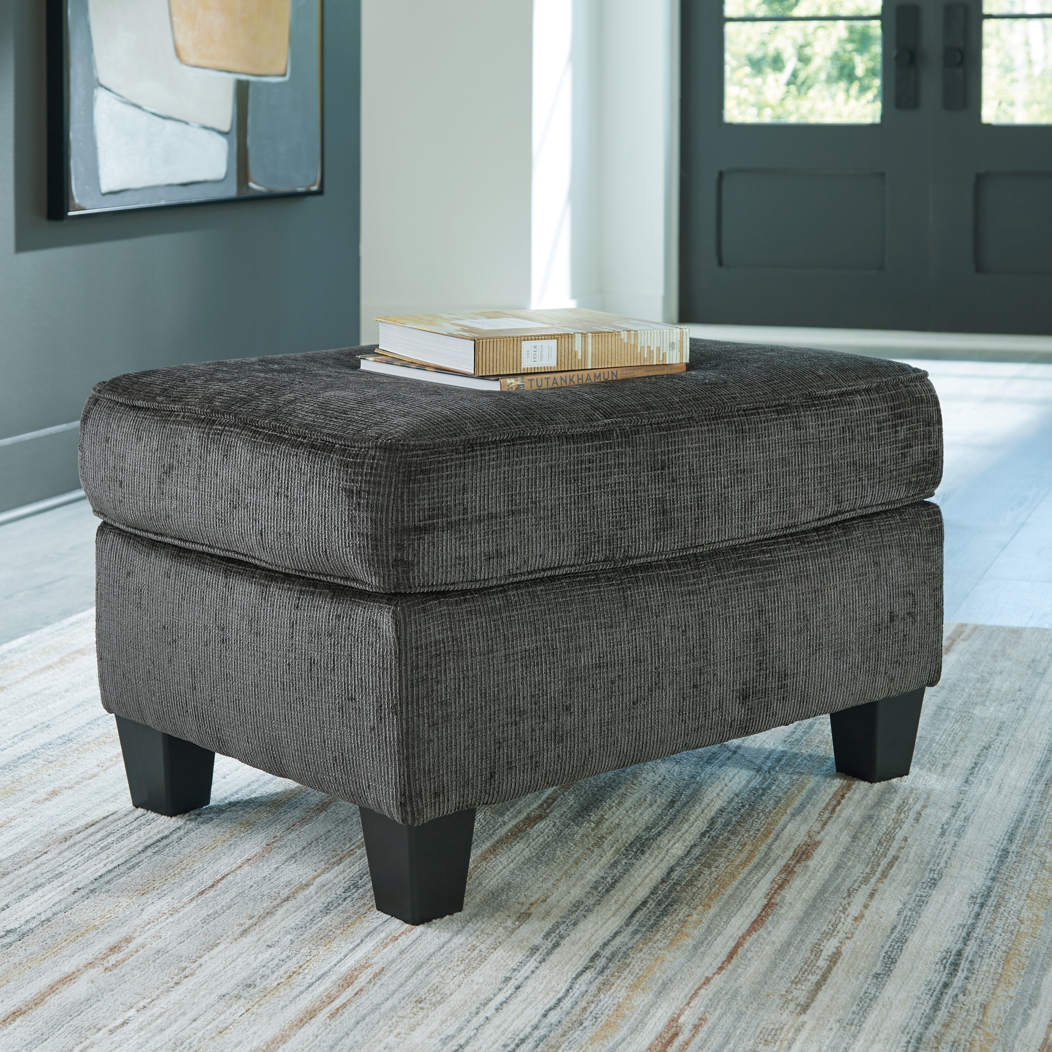 3 Brothers Decor - Ashley Furniture - Erinslane Living Room - Ottoman / Dusk - 2520614