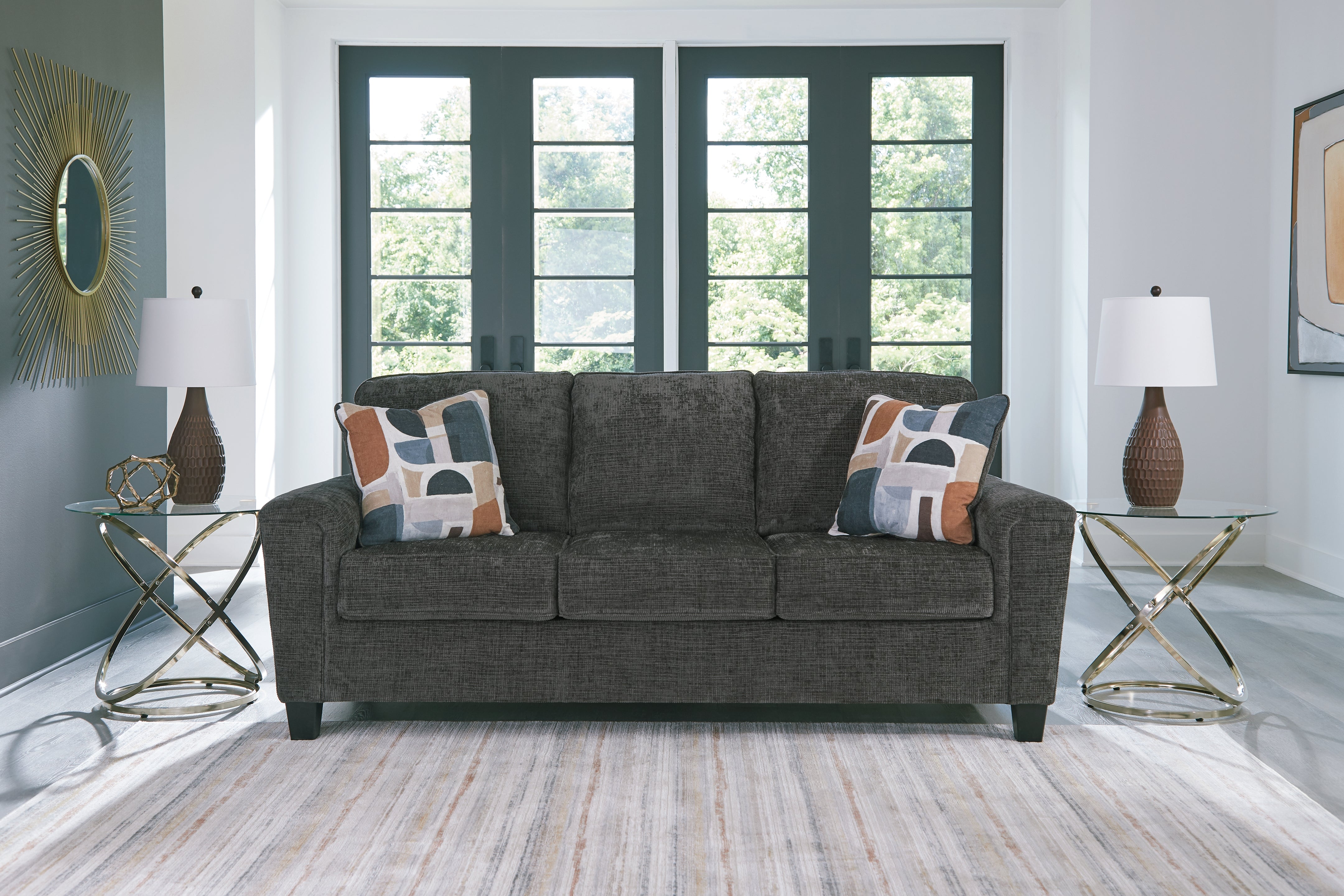 3 Brothers Decor - Ashley Furniture - Erinslane Living Room - Sofa / Dusk - 2520638