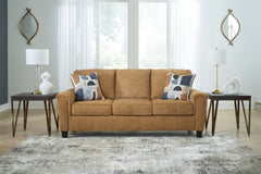 3 Brothers Decor - Ashley Furniture - Erinslane Living Room - Sofa / Honey - 2520738