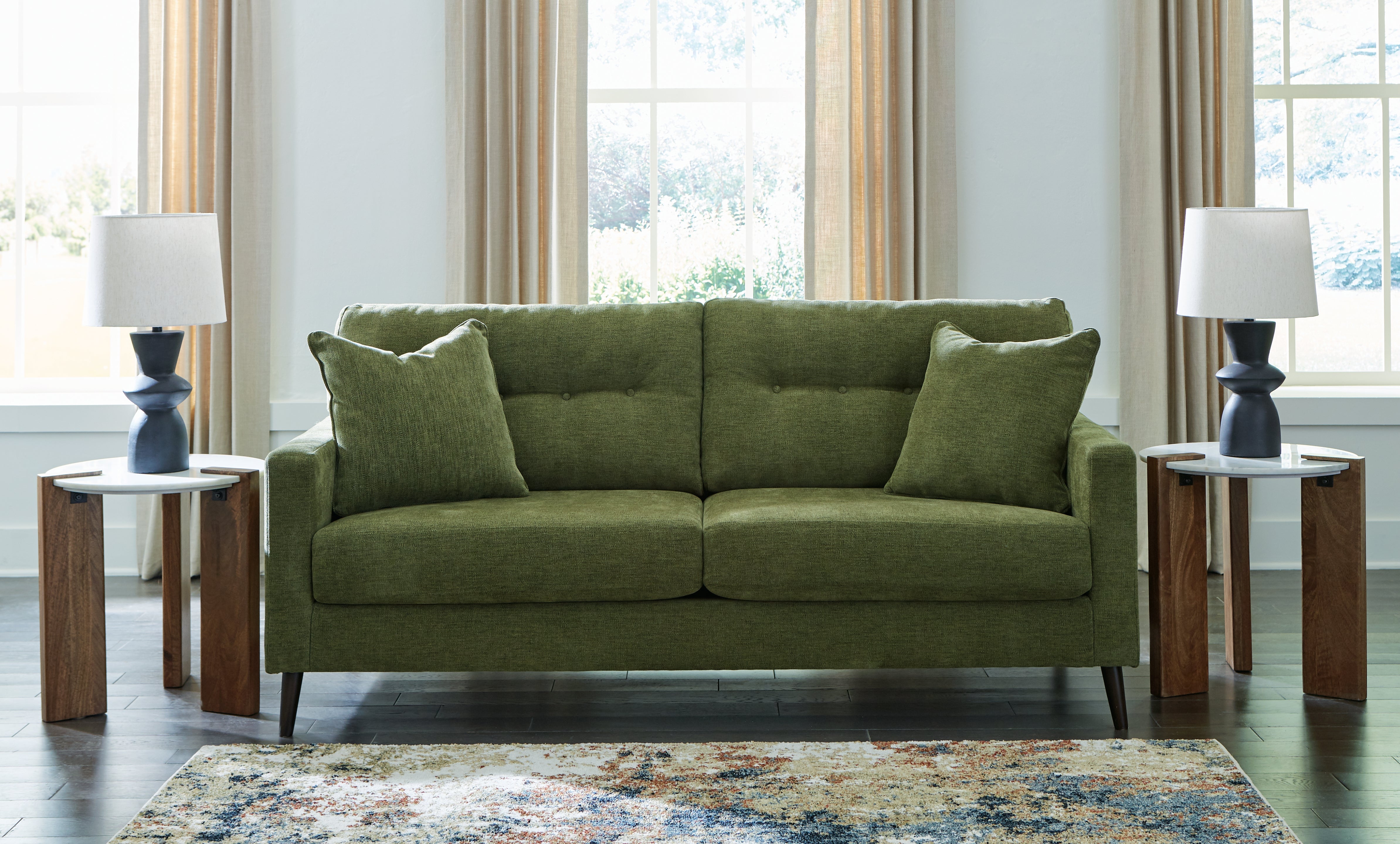 3 Brothers Decor - Ashley Furniture - Bixler Living Room - Sofa / Olive - 2610738